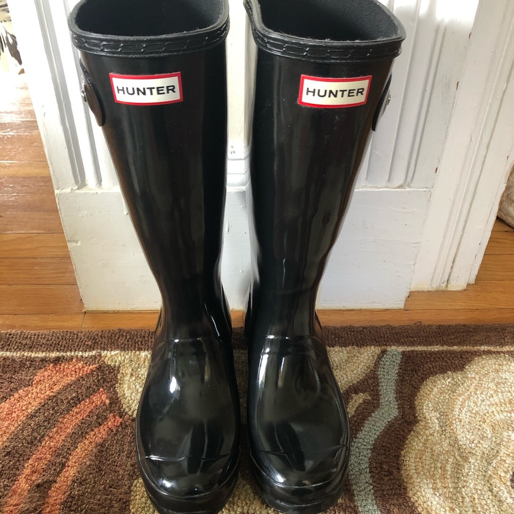 Women’s hunter boots high gloss